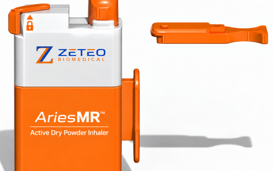 Zeteo Biomedical Expands into Pulmonary Drug Delivery with AriesMR™ Active Dry Powder Inhaler